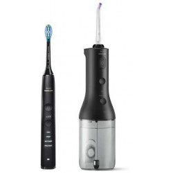 Dantų šepetėlio ir irigatoriaus komplektas PHILIPS HX3886/43, juodas