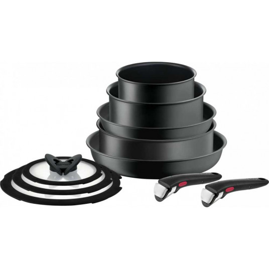 Puodų ir keptuvių rinkinys Tefal Ingenio Ultimate, 10 dalių