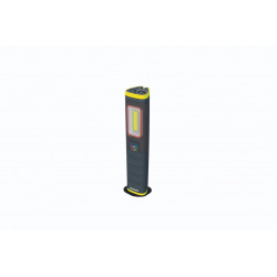 UV Workshop Lamp PILLAR, light source CRI>0.95/UV LED, light output 180/250/500lm, power: 5W, battery capacity: 4400mAh, Lithium, IK07/IP65, USB type-C