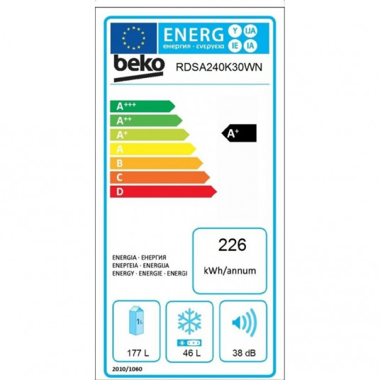 Šaldytuvas Beko RDSA240K30WN