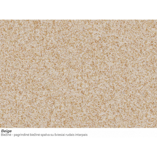 Granitinė plautuvė Franke Ronda, ROG 610-41, užkemšamas ventilis, Beige