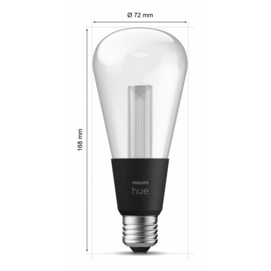 Philips Hue Lightguide Edison -älylamppu, E27, ST72