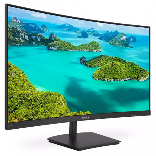 Monitorius Philips 241E1SCA/00 23,6'' FullHD, VA, HDMI, lenktas, garsiakalbiai