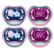 Philips Avent Ultra Air Deco SCF349/22 Pacifier 18m+ for girls 4pcs