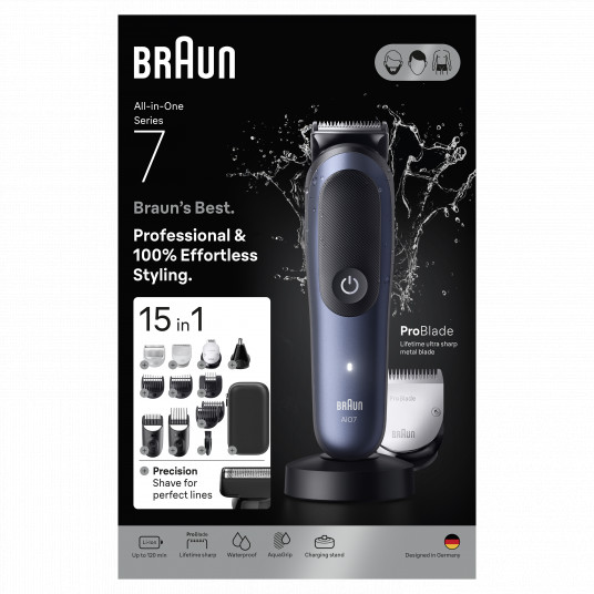AIO7580 Braun Kirpimo Rinkinys Viskas Viename 15in1