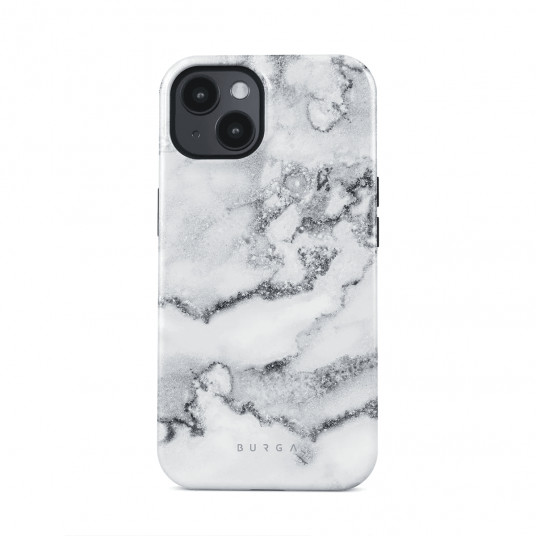 Dėklas Burga iPhone 15 White Winter Tough