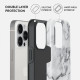 Dėklas Burga iPhone 15 Pro Max White Winter Tough