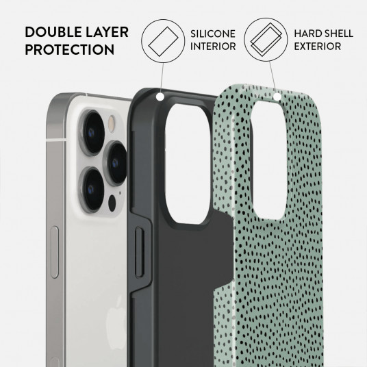 Dėklas Burga iPhone 13 Pro Max Mint Gelato Tough