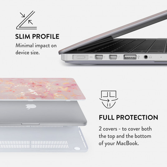 Kompiuterio dėklas Golden Coral Macbook case for MacBook Pro 16'' | A2485/A2780