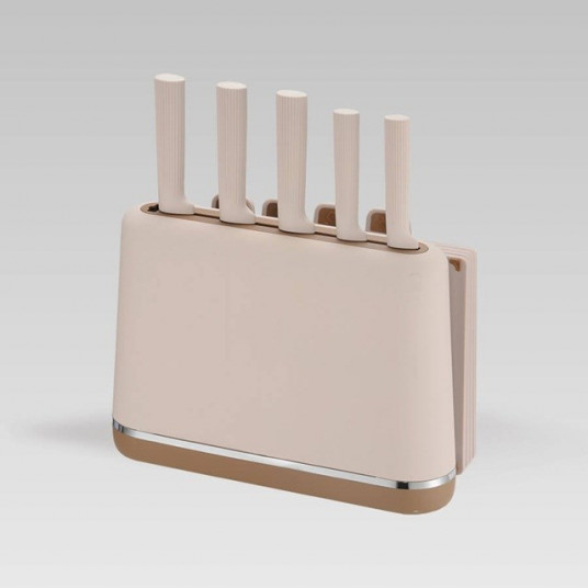 Peilių ir lentelių rinkinys MR-1412-BEIGE MAESTRO