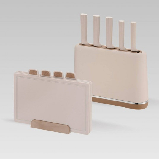 Peilių ir lentelių rinkinys MR-1412-BEIGE MAESTRO