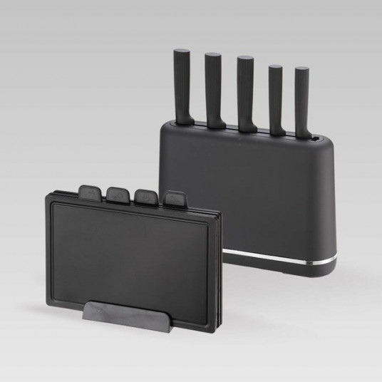 Peilių ir lentelių rinkinys MR-1412-BLACK MAESTRO