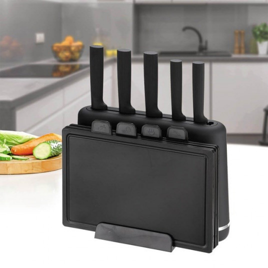 Peilių ir lentelių rinkinys MR-1412-BLACK MAESTRO