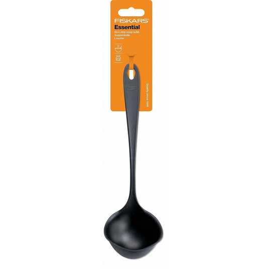 Samtis Fiskars, 28 cm, juoda, plastikas