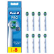 Dantų šepetėlio galvutė Oral-B EB20-8 Precision Clean Pro, balta, 8 vnt.