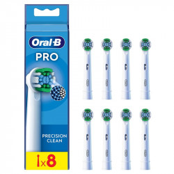 Dantų šepetėlio galvutė Oral-B EB20-8 Precision Clean Pro, balta, 8 vnt.