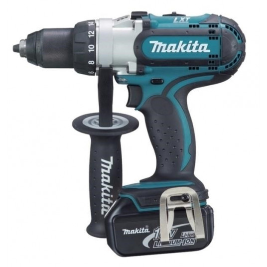 Makita DDF451RTJ grąžtas Beraktė 2,1 kg Juoda, Mėlyna