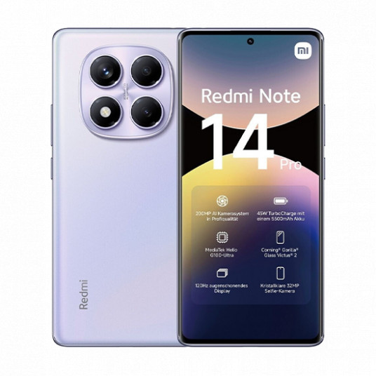 Telefonas Xiaomi Redmi Note 14 Pro 4G 12GB/512GB Aurora Purple