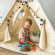 WOOPIE ežiukas Montessori mokymosi skaičiai ir spalvos 4in1 vikrumo žaidimo rūšiuoklė