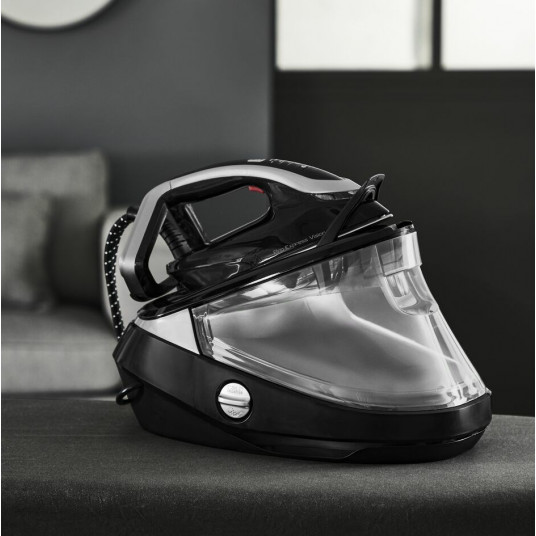 Tefal Pro Express Vision GV9821 3000 W 1,2 L Durilium AirGlide Autoclean soleplate Juoda, Sidabras