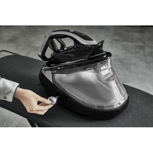 Tefal Pro Express Vision GV9821 3000 W 1,2 L Durilium AirGlide Autoclean soleplate Juoda, Sidabras