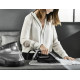 Tefal Pro Express Vision GV9821 3000 W 1,2 L Durilium AirGlide Autoclean soleplate Juoda, Sidabras
