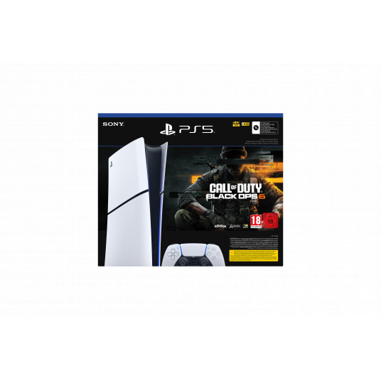Žaidimų konsolė Sony Playstation 5 Slim Digital Edition (PS5) 1TB White + Call of Duty Black Ops 6 žaidimas