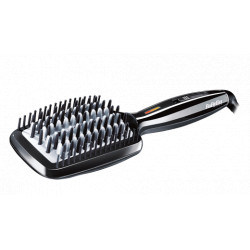BABYLISS Electric hair straightening brush HSB101E Ceramic heating system, Ionic function, Ion conditioning, Temperature (max) 200 °C, Number of heating levels 3, Black