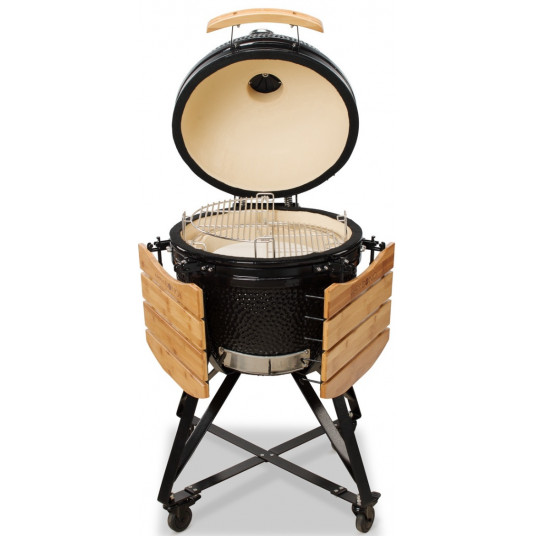 Kepsninė (Grilis) Kamado Bono Media juoda 52 cm