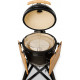 Kepsninė (Grilis) Kamado Bono Media juoda 52 cm