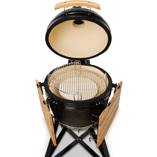 Kepsninė (Grilis) Kamado Bono Media juoda 52 cm