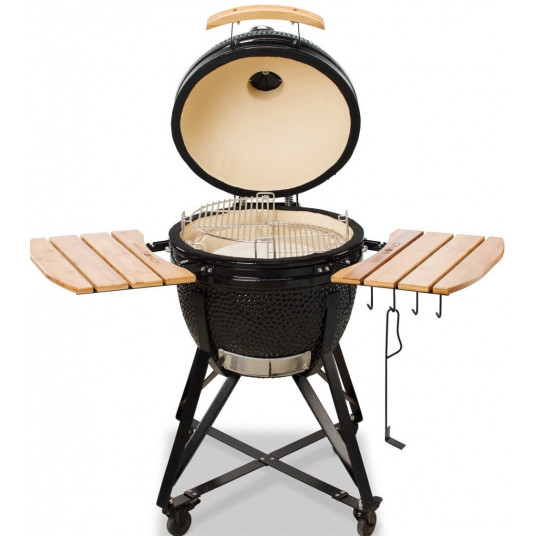 Kepsninė (Grilis) Kamado Bono Media juoda 52 cm