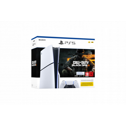 Žaidimų konsolė Sony Playstation 5 Slim (PS5) 1TB White + Call of Duty Black Ops 6 žaidimas