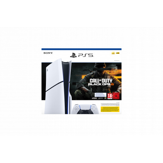 Žaidimų konsolė Sony Playstation 5 Slim (PS5) 1TB White + Call of Duty Black Ops 6 žaidimas