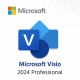 Microsoft® Visio® Professional 2024 All Languages Online Product Key License 1 License Downloadable ESD NR | Microsoft