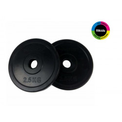 Tunturi Rubber Plates 2.5kg, Pair
