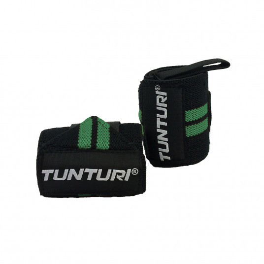 Wrist straps TUNTURI Wrist Wraps, green