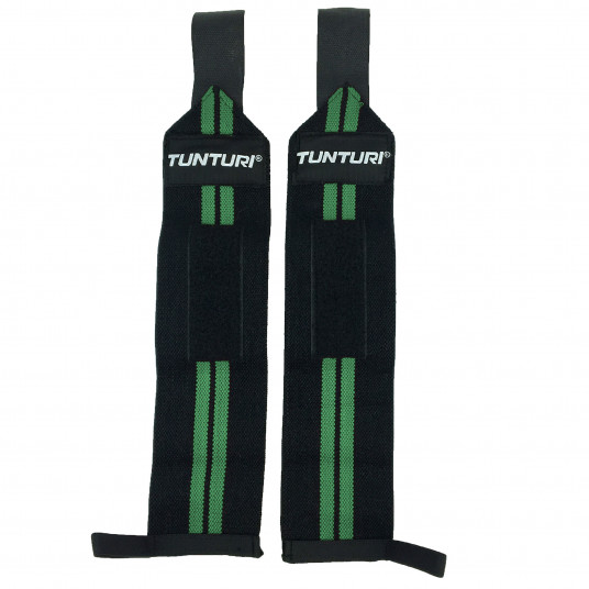 Wrist straps TUNTURI Wrist Wraps, green
