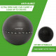 Gymnastics ball TUNTURI Gymball 65cm anti-burst, black