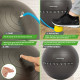 Gymnastics ball TUNTURI Gymball 65cm anti-burst, black