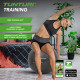 Gymnastics ball TUNTURI Gymball 65cm anti-burst, black