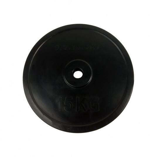 Weight plate TUNTURI Rubber Plate, 30 mm, 15 kg