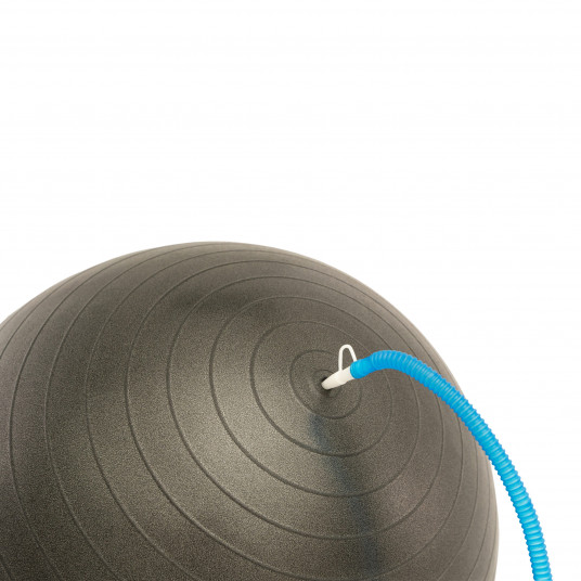Gymnastics ball TUNTURI Gymball 55cm anti-burst, black