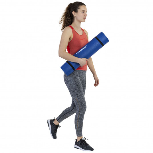 Gymnastics mat TUNTURI Fitnessmat XPE, blue