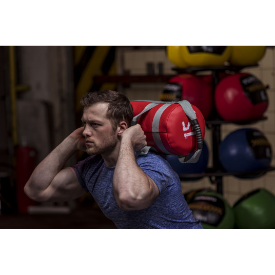 Weight bag TUNTURI Strengthbag 15kg, red
