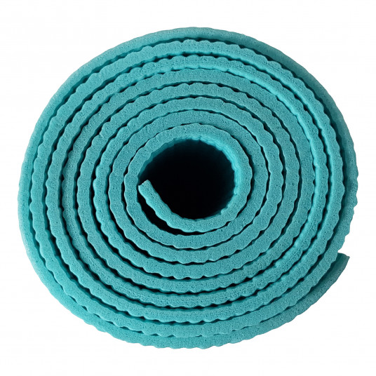 Yoga mat TUNTURI TPE Yogamat 4mm, turquoise