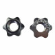 Dumbbell TUNTURI Banana-shaped Chrome bar, 38cm
