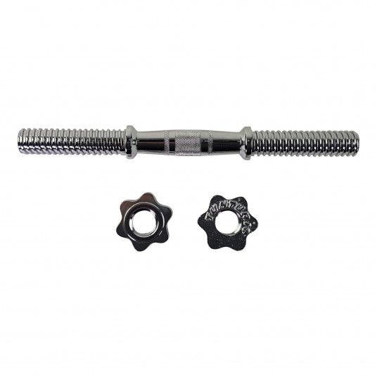 Dumbbell TUNTURI Banana-shaped Chrome bar, 38cm