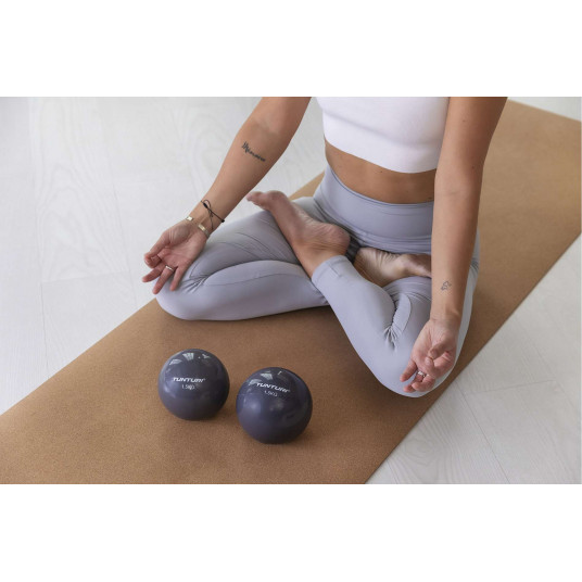 Gymnastics ball TUNTURI Yoga Toningball 1.5kg, anthracite