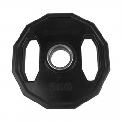 Weight plate TUNTURI Olympic Rubber Plate, 50 mm, 5 kg